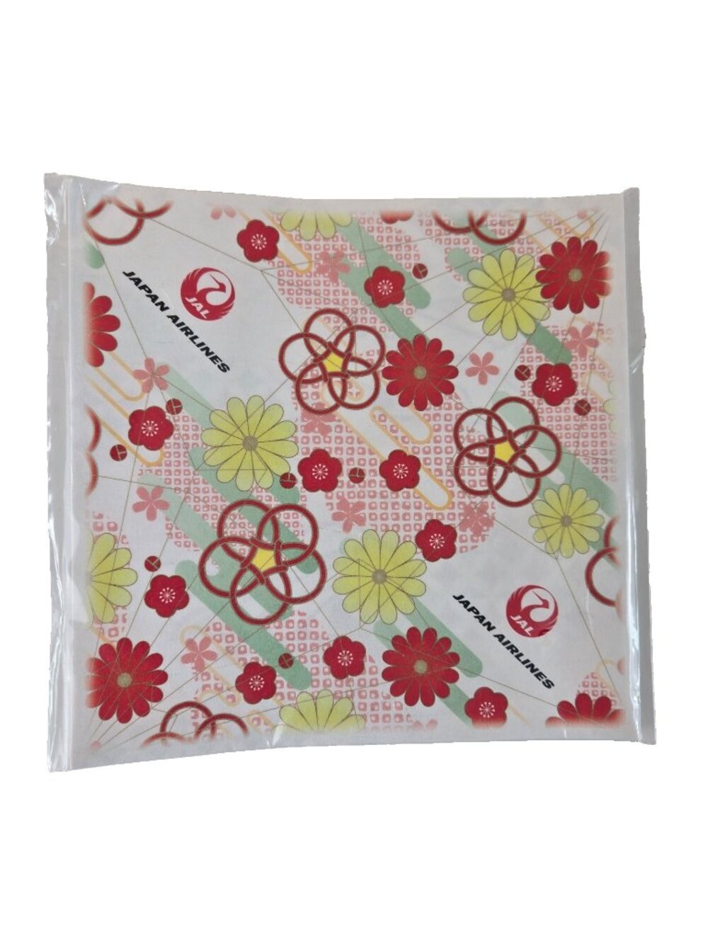 Japanese Origami Chiyogami Paper Japan Airline JAL Red Pink Green